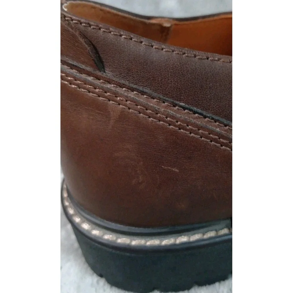 Earth Shoes Mens Oxford Shoes 11 Brown Leather Lewis Loafers Dress Casual‎ READ